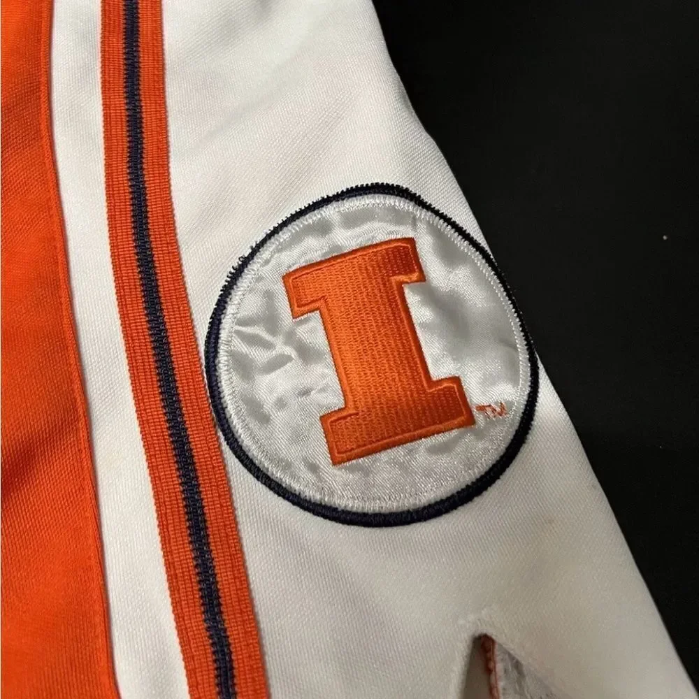 Nike Fighting Illini Illinois Pro Style Basketball Shorts Champaign Urbana REAL